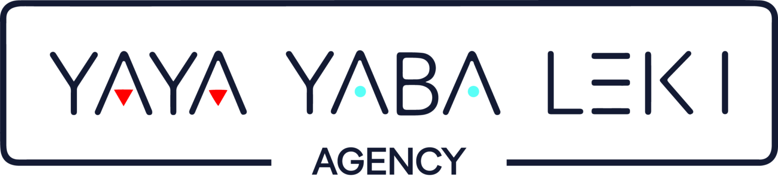 logo yaya yaba leki agency logo dark
